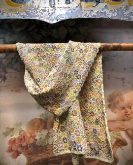 Sophie Digard - Mariette Minus - Large Crochet Scarf - Linen